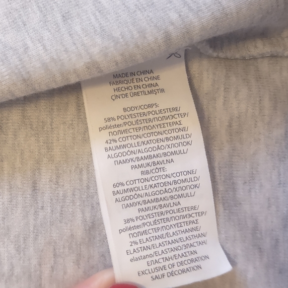 Ralph Lauren Polo Authentic hoodie  zip front .sz S 5 kids blue label - Picture 8 of 8